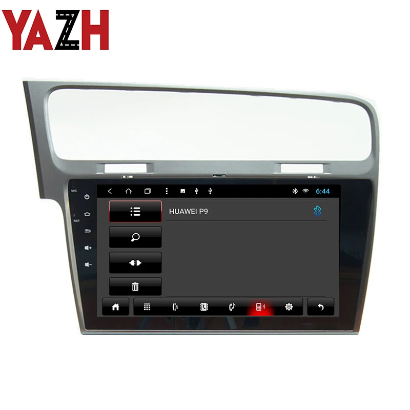Flash Deal YAZH 1 Din Auto Radio 2GB 32GB For Volkswagen Golf 7 Android 8.1 Car Stereo 10.1 inch IPS HD display screen car head unit NO DVD 2
