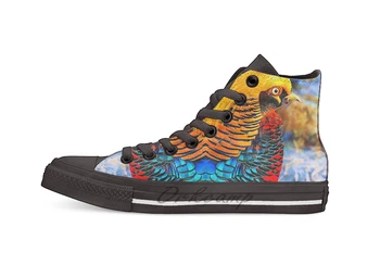 

Golden Pheasant Design breathable Casual High Top lace-up Canvas shoes sneakers For Drop shipping