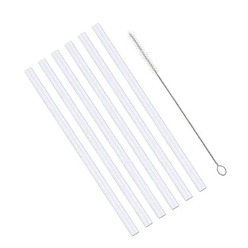 

Drinking ​ Straw Straight Transparent Flexible Cleaning Brush ​ Replacement For Hydro Flask Bottle Plastic