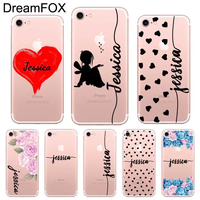 

Fashion Custom Your Name DIY Design Case Cover For iPhone 11 Pro XR X XS Max 5 5S SE 6 6s 7 8 Plus