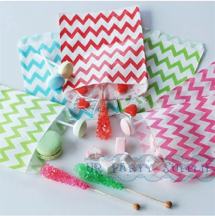 Free-Shipping-200pcs-Lot-12-5-17-5cm-Colorful-Eco-Friendly-Birthday-Party-Favor-Bags-Chevron (2)