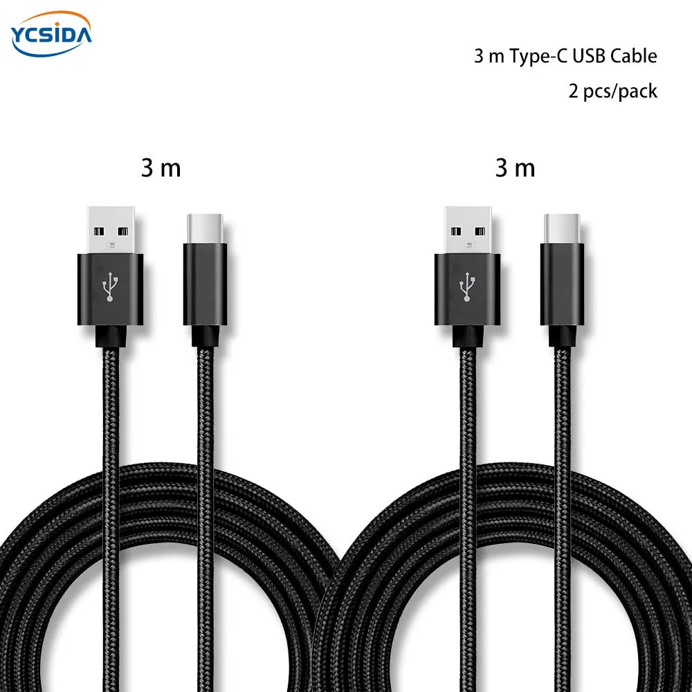 2pcs 3m type c black