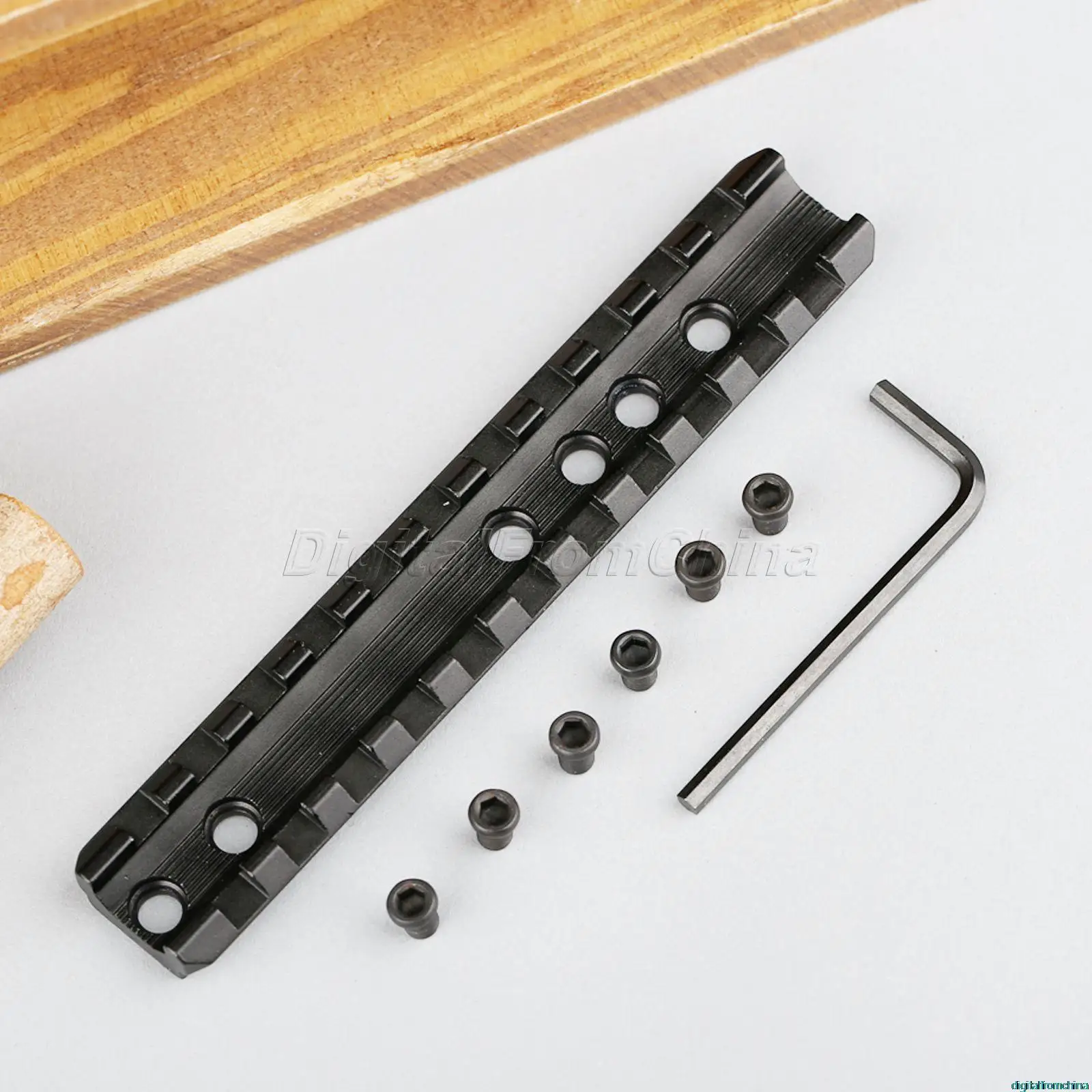 120mm 4.7/" 11 Slots 20mm Picatinny Weaver Rail Scope Mount Laser Riser w 11 Slot
