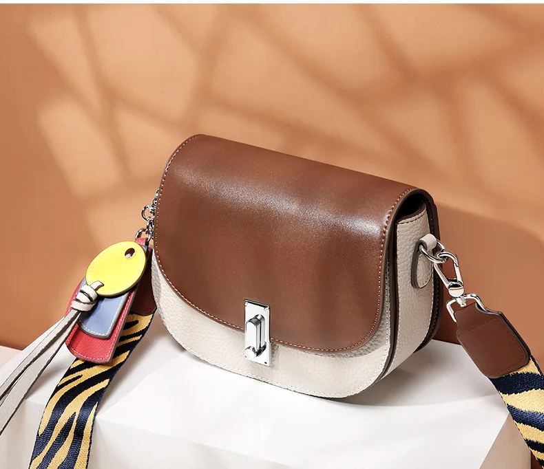 ALNEED Luxury Handbags Women Bags Designer Genuine Leather Saddle Bag Shoulder Bags Ladies Clutch Purses Crossbody Bag