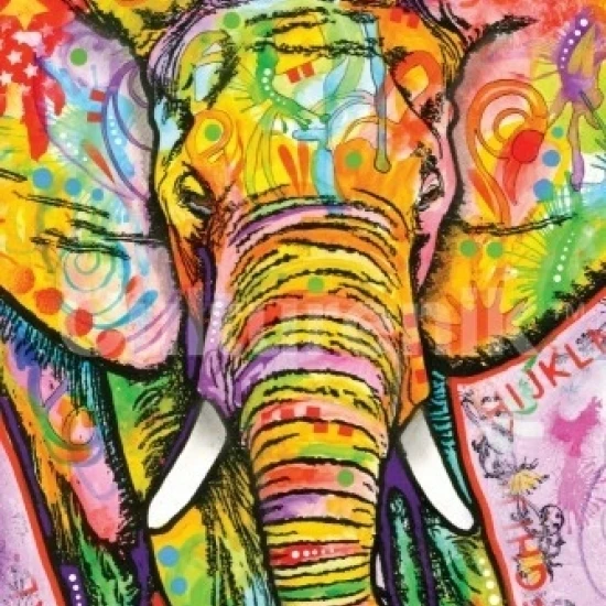 Dean Russo Elephant Poster Print (36 X 24)