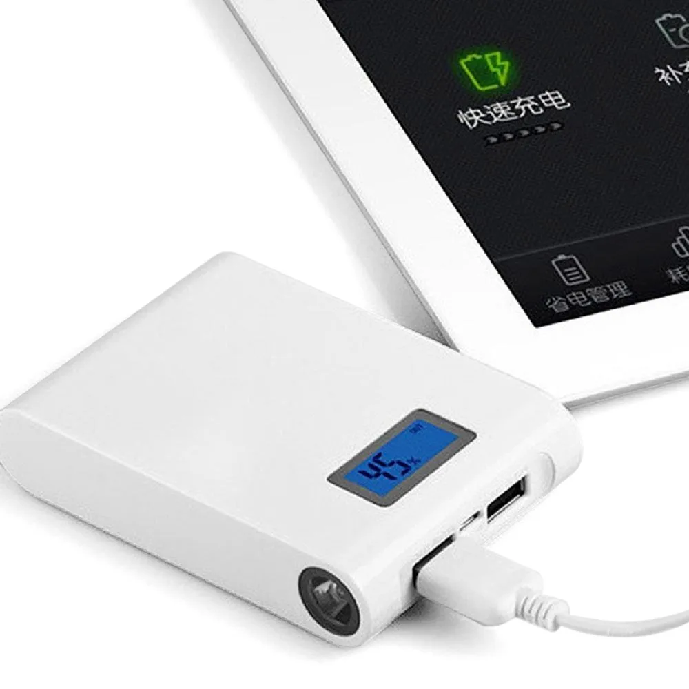 2018 LED5V 12000mah Двойной USB Power Bank 18650 батарея зарядное устройство чехол DIY коробка для