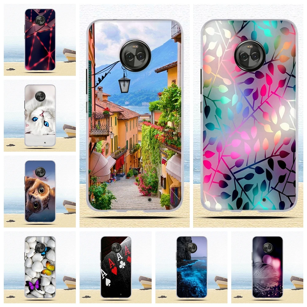 Мягкий силиконовый чехол для Motorola Moto X4 XT1900 X 2017 (4-го поколения) задняя крышка