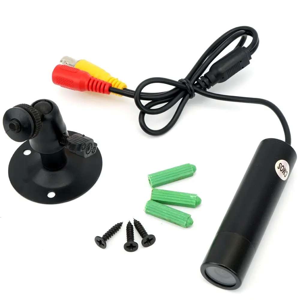 Uvusee CCTV 1/3 Sony CCD 1000TVL 3 6 мм HD мини цилиндрическая камера видеонаблюдения с