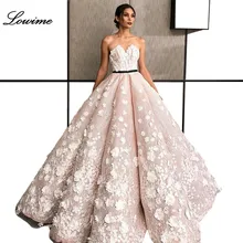 Арабские Дубай розовые сексуальные платья знаменитостей с цветами без бретелек без рукавов и с молнией сзади Красные ковровые платья