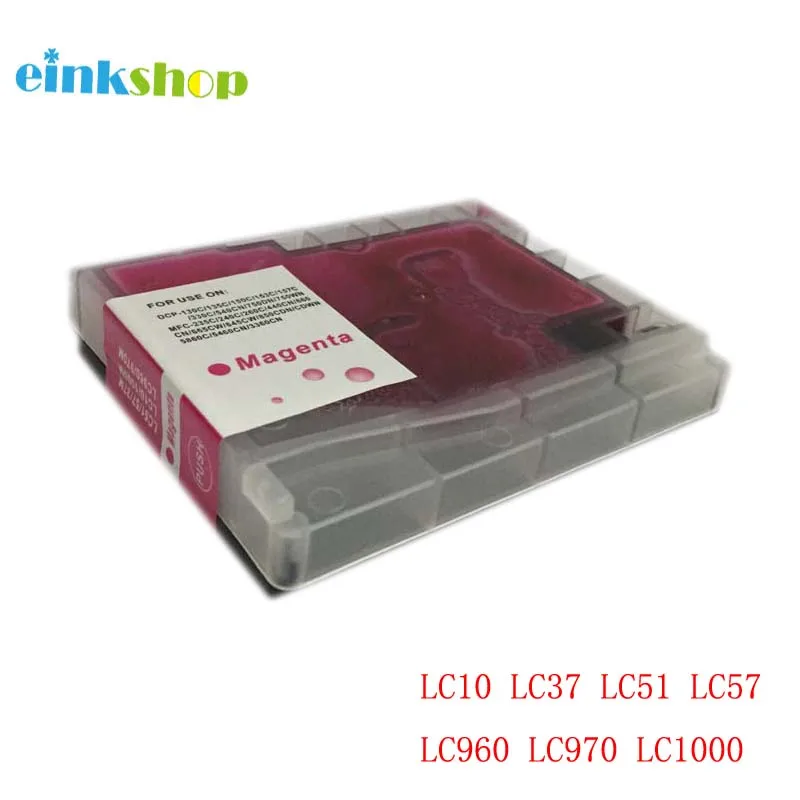 Einkshop LC10 LC37 LC51 LC57 LC960 LC970 LC1000 чернильный картридж для принтера Brother DCP-130C DCP-135C MFC-235C MFC-240C 750CN 750CW 465CN