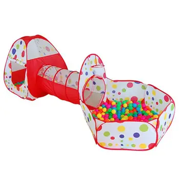 

Kids Large Pool-Tube-Teepee Play Tent Ocean Ball Pool Pit Tent House for Children Foldable Game Playing House Room Gift Toys Toy