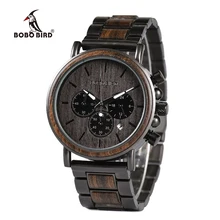 BOBO BIRD Wood Watch Men Stopwatch erkek kol saati Wooden Wristwatches Male Show Date Create Gift saat erkek relogio masculino цена BOBO BIRD Wood Watch Men Stopwatch erkek kol saati Wooden Wristwatches Male Show Date Create Gift saat erkek relogio masculino цены онлайн