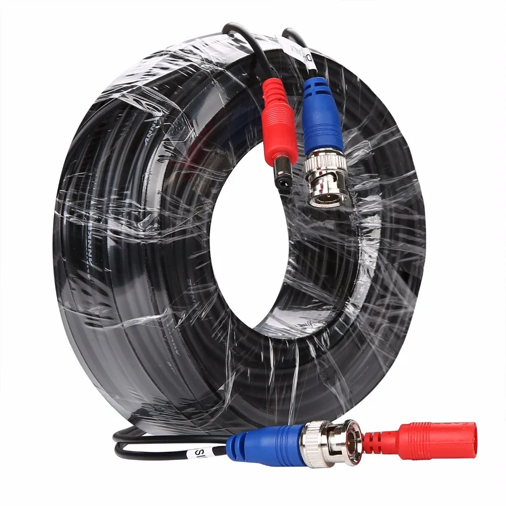 ANNKE 4PCS a Lot 30M 100 Feet CCTV BNC Video Power Cable For CCTV AHD Camera DVR Security System Black Surveillance Accessories ANNKE 4PCS a Lot 30M 100 Feet CCTV BNC Video Power Cable For CCTV AHD Camera DVR Security System Black Surveillance Accessories