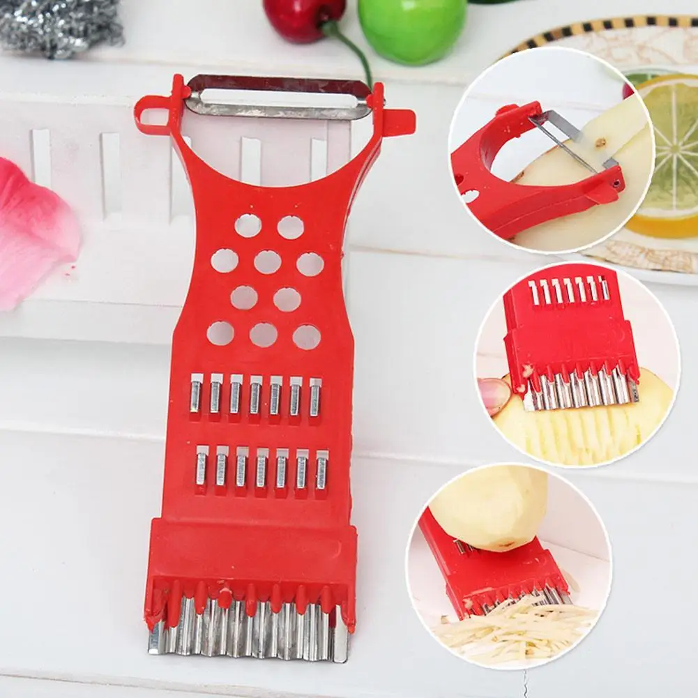 

Multifunction Stainless Steel Vegetable Slicer Salad Potatoes Carrots Peeler Kitchen Gadgets Kitchen Stuff