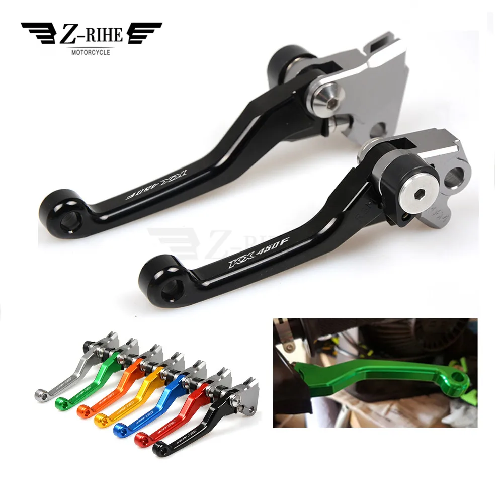 CNC Aluminum High Quality Motorycle Dirt Bike Pivot Lever Brake Clutch Levers For Kawasaki KX450F KX 450F 2013-2016