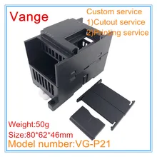 2 шт./лот электронный модуль проекта коробки 80*62*46 мм ABS пластичная прессформа чехол корпус PCB дизайна распределительная коробка