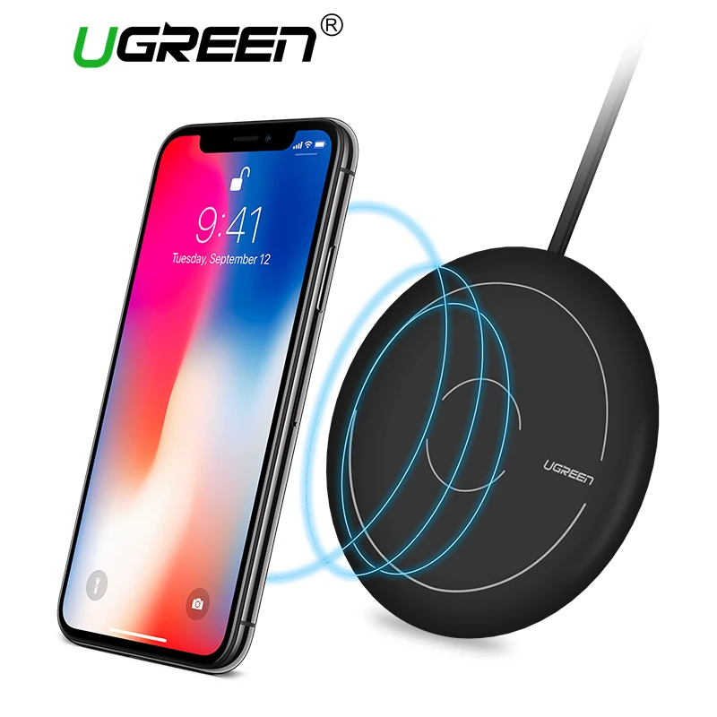 Ugreen Wireless Charger for iPhone 8/X 10W Qi Fast