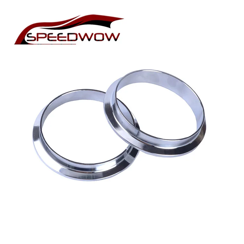 

SPEEDWOW 2.5/3.0/3.5 Inch V-Band Clamp Flange Male + Female Flange Kit Turbo Exhaust Flange