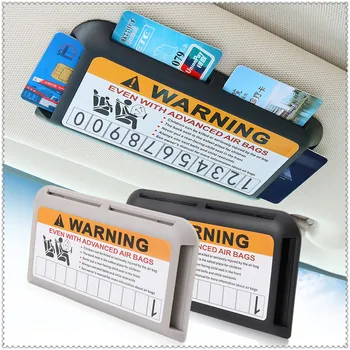 

Car Parking bank card Holder Organizer for Renault Alaskan Trezor Talisman Kwid Espace Kangoo EZ-GO Captur Arkana Ondelios