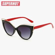 Supercaliente-cat eye sunglasses mujeres de moda retro vintage gafas de sol gafas de Señora Shades gafas de sol lentes oculos UV400 Cat.3. SP8200