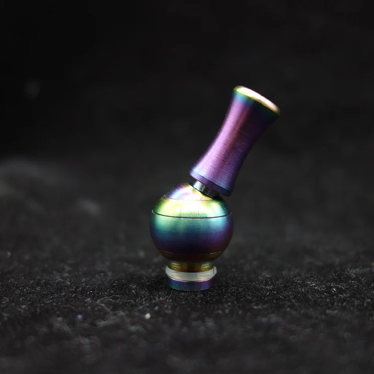 1pc Rainbow Rotating 360 Degree 510 Metal Drip Tips Detachable With Heat Insulation Slug 510 Atomizer E Cigarette 1pc Rainbow Rotating 360 Degree 510 Metal Drip Tips Detachable With Heat Insulation Slug 510 Atomizer E Cigarette