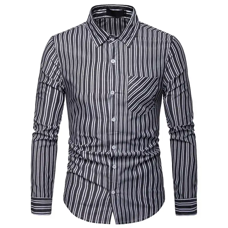 camisas a rayas hombre
