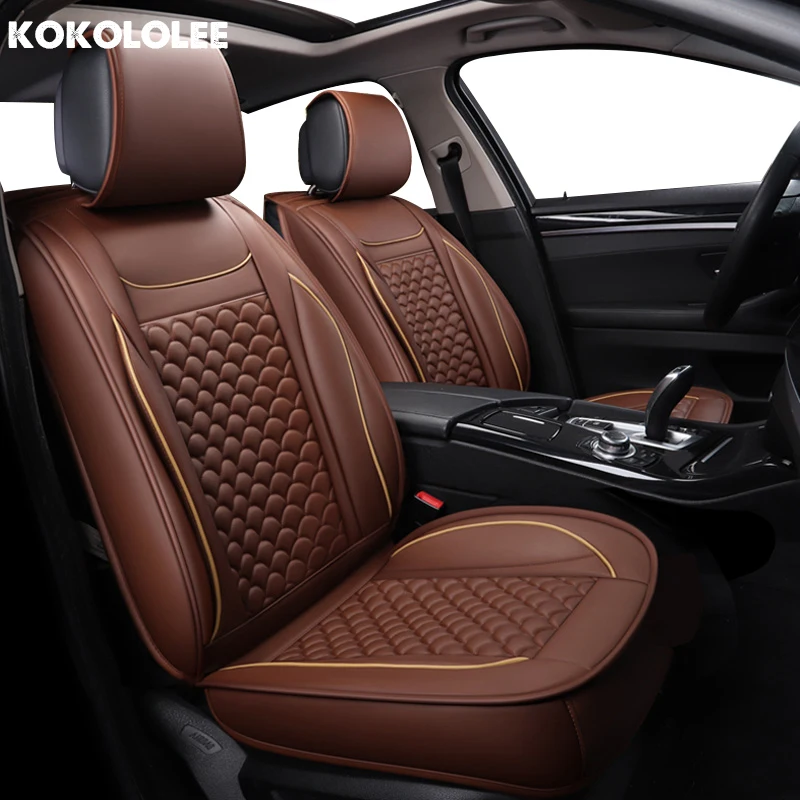

[KOKOLOLEE] pu Leather Car Seat Cover for opel zafira b lincoln mks mkx mkc mkz saab 93 95 97 2010 2011 2012 car seats protector