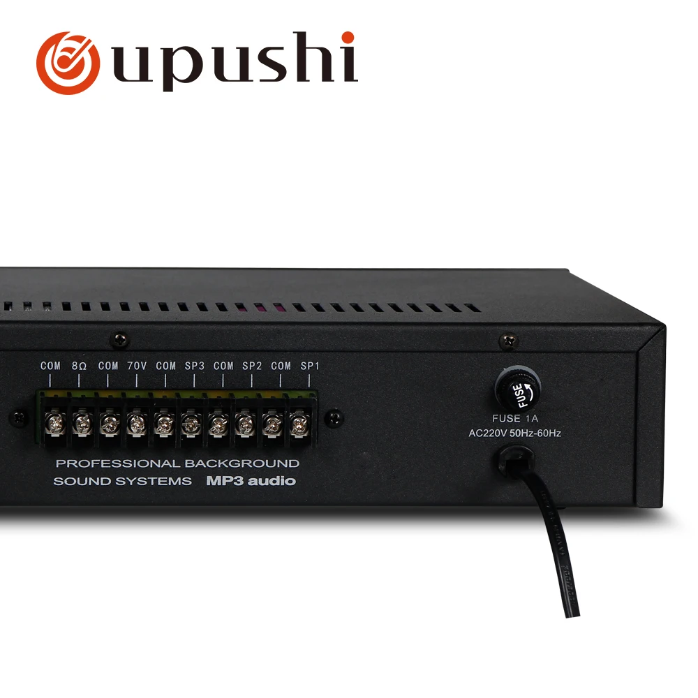 Oupushi PA Bluetooth 3 зоны усилители 80 Вт домашнего использования мини микшер USB усилитель