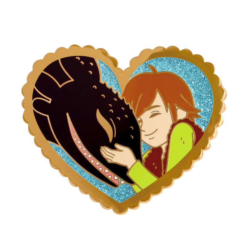 Black Dragon Hard Enamel Pin