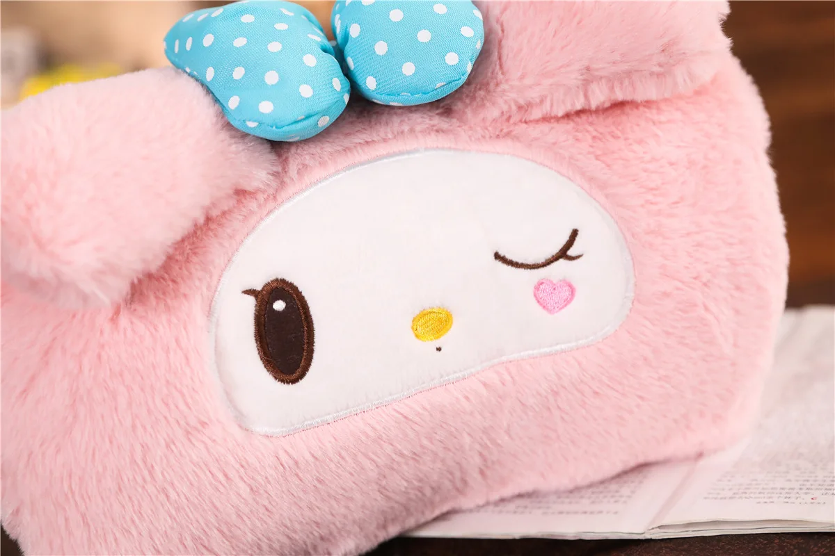 Birthday Gift Cute Rabbit Cartoon Plush Toys Hand Warmer Cartoon Animals Soft Hand Hold Warm Plush Cotton Cushion Pillow