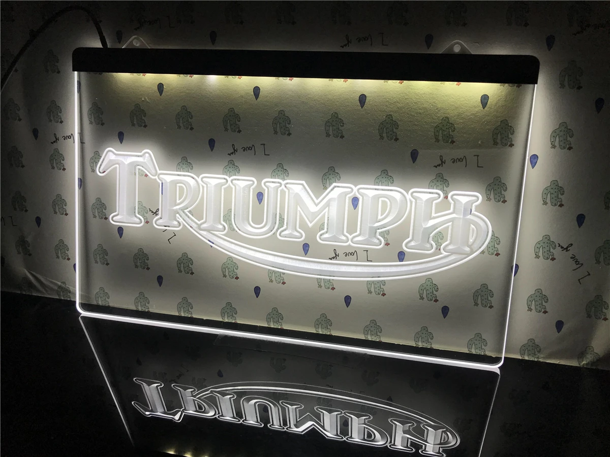 D051 светодиодная подсветильник ка для ремонта мотоциклов Triumph|Таблички и знаки| |