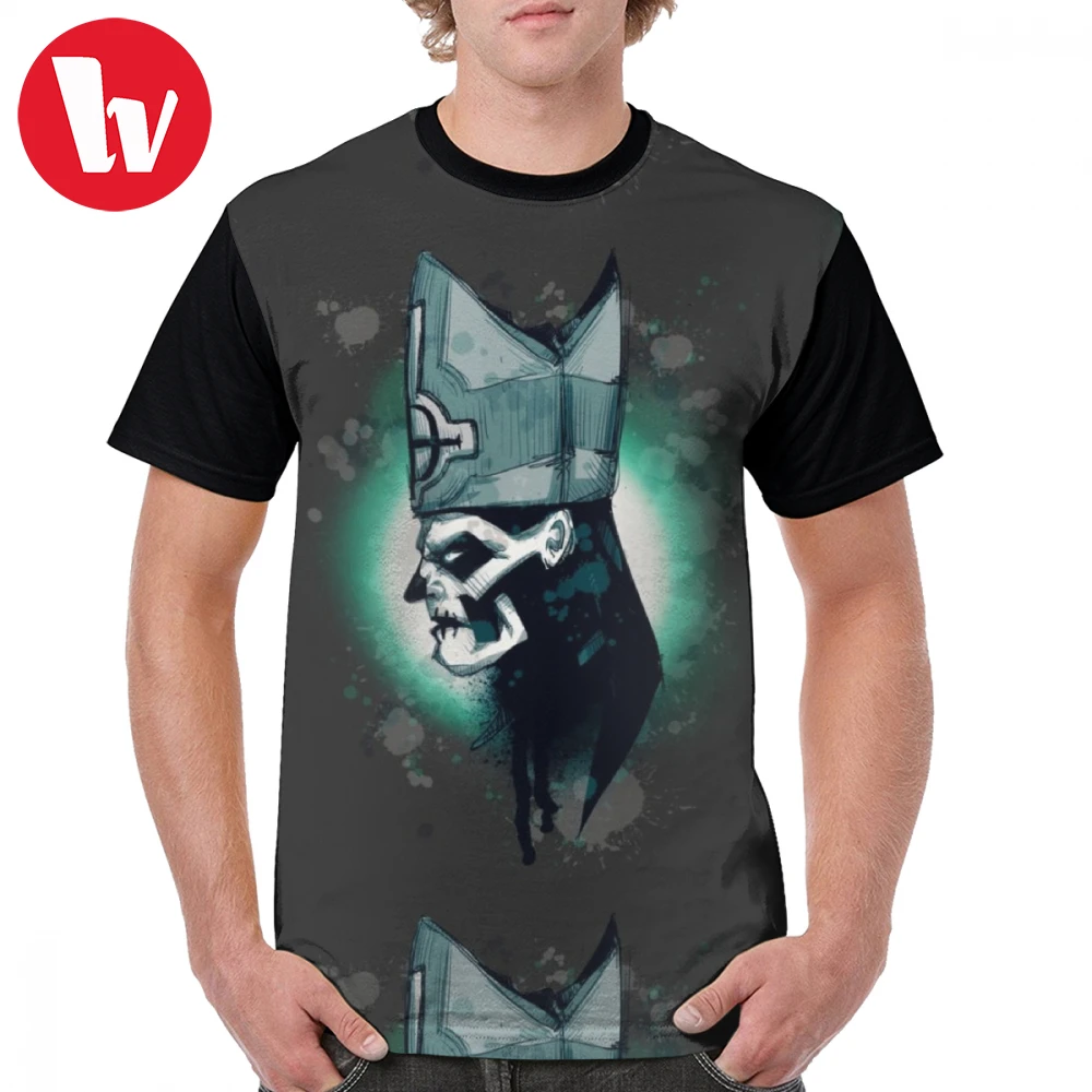 

Ghost Bc T Shirt Papa T-Shirt Awesome Basic Graphic Tee Shirt 100 Percent Polyester Print XXX Man Short Sleeve Tshirt