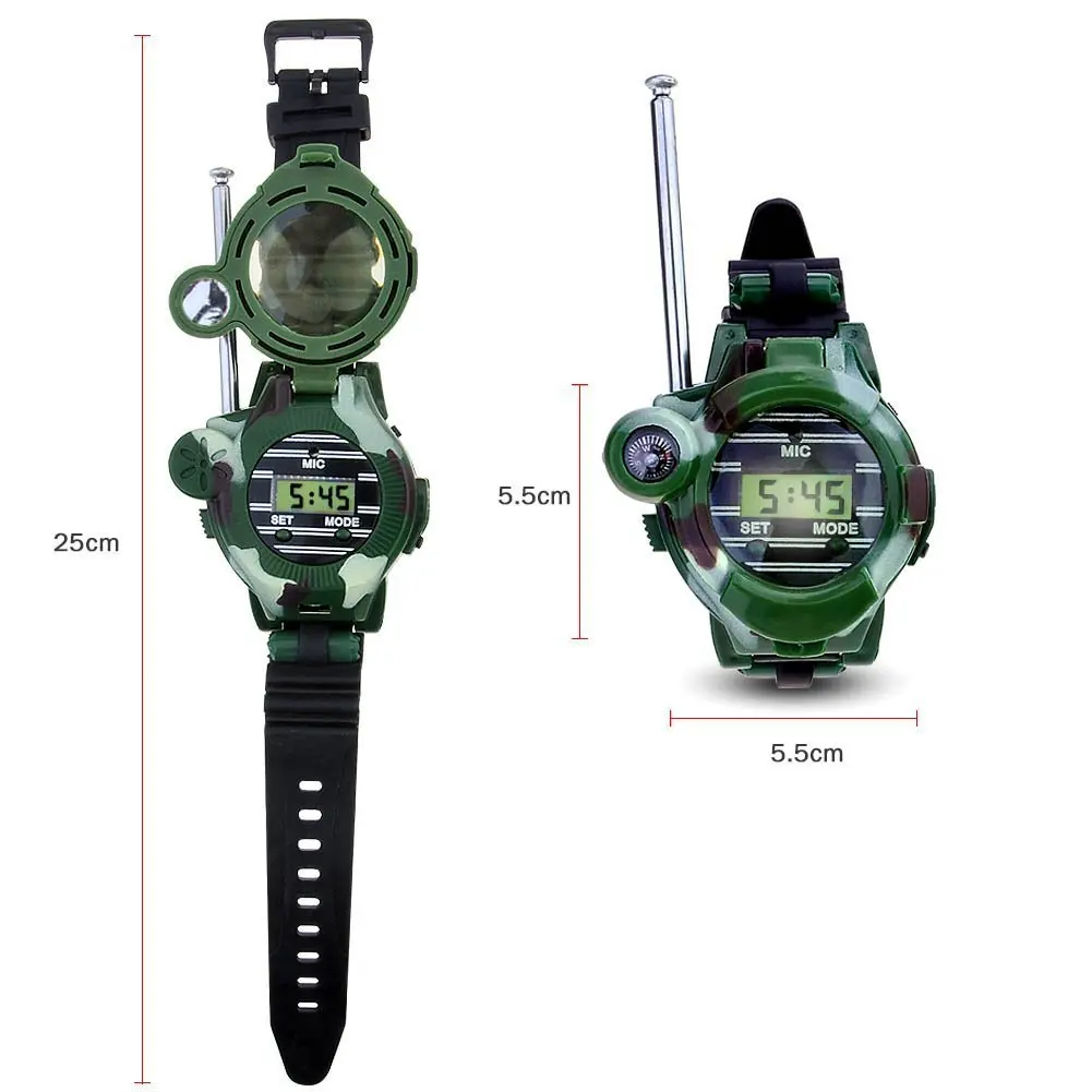 Военные часы Детские рации Детские беспроводные подарки камуфляж Открытый родитель-ребенок детские игрушки электронные гаджеты