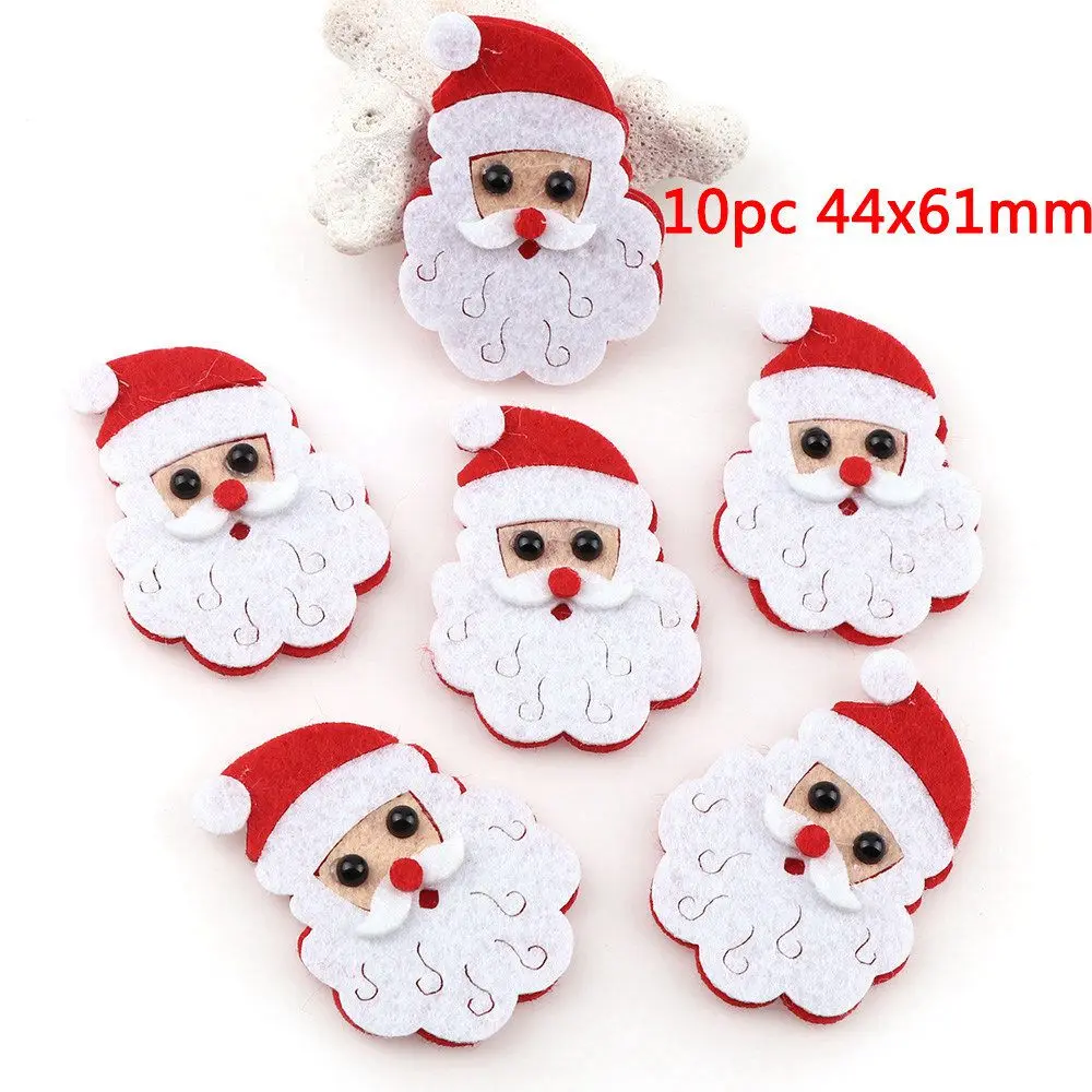thumbnail image 1 of Hermosos parches de apliques de árbol de Navidad de tela no tejida, decoración artesanal de bricolaje, apliques hechos a mano, decoraciones navideñas para el hogar, 1 of 5