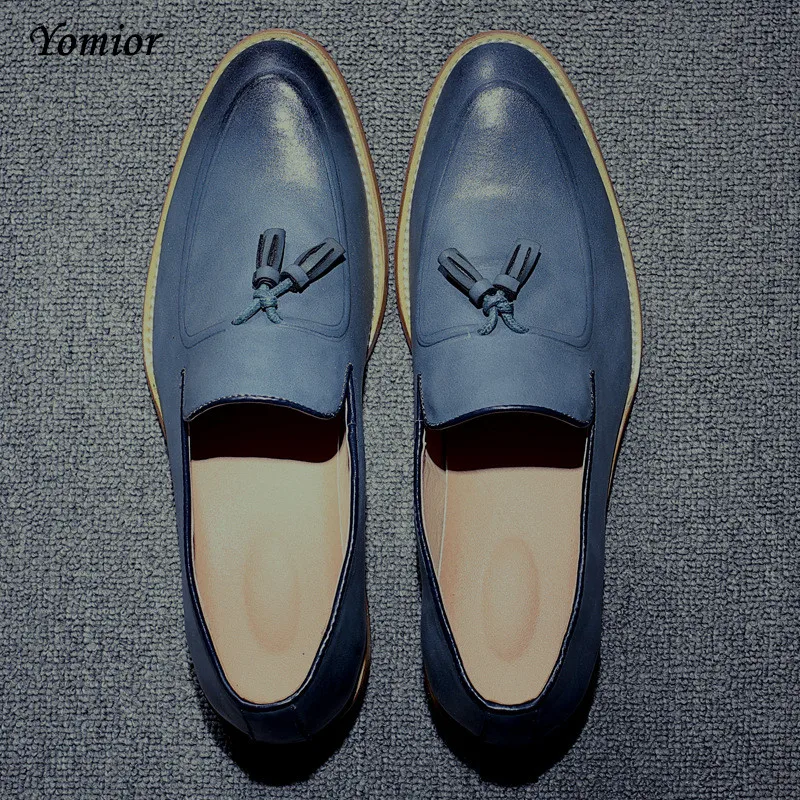 pointed toe flats with tassels