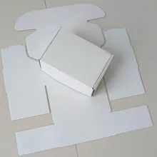 На заказ, добавить печать логотипа белая крафт-бумага детская Обувная коробка, коробка из гофрокартона 500 шт./лот