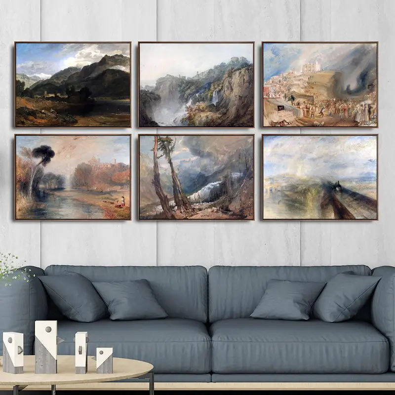 

Home Decoration Art Wall Pictures Fro Living Room Poster Print Canvas Paintings British Joseph Mallord William Turner 6