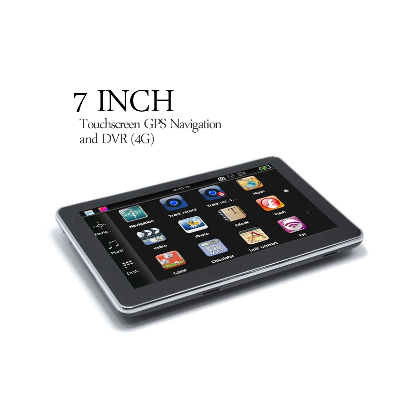 

7.0 inch Vehicle DVR Digital Video Recorder 0.3 Mega Pixels Camera GPS Navigation with 4GB Memory and Map,