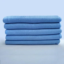 Полотенце для сушки из микрофибры с магнитом на воду и вафельным плетением для автомобиля, ванны, кухни и собак 23," X 31,5" синий