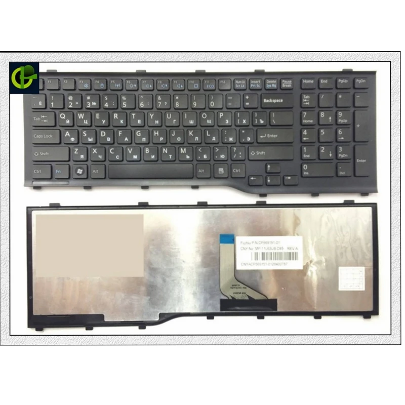 Новая русская клавиатура для Fujitsu Lifebook A562 AH562 N562 NH562 черная с рамкой Клавиатура для ноутбука