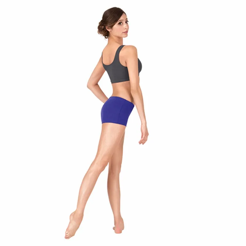 Adult Ballet Dance Shorts Mid Waist Lycra Spandex Nylon Shorts Gymnastic Dance Shorts (1)