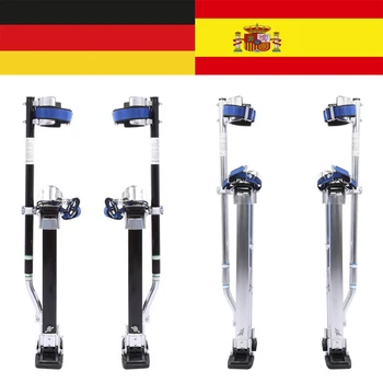 

1 Pair 18-30in Aluminum Alloy Drywall Stilt Ladder Professional Grade Adjustable Drywall Plastering Stilts Paint Painter Tool