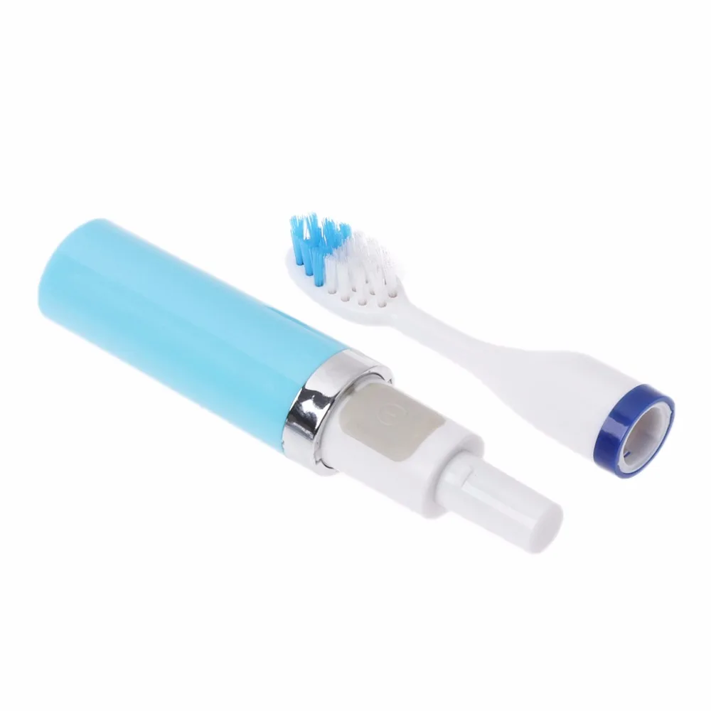Переносная электрическая зубная щетка уход за полостью рта Глубокая очистка батареи щетка питания 3 головки