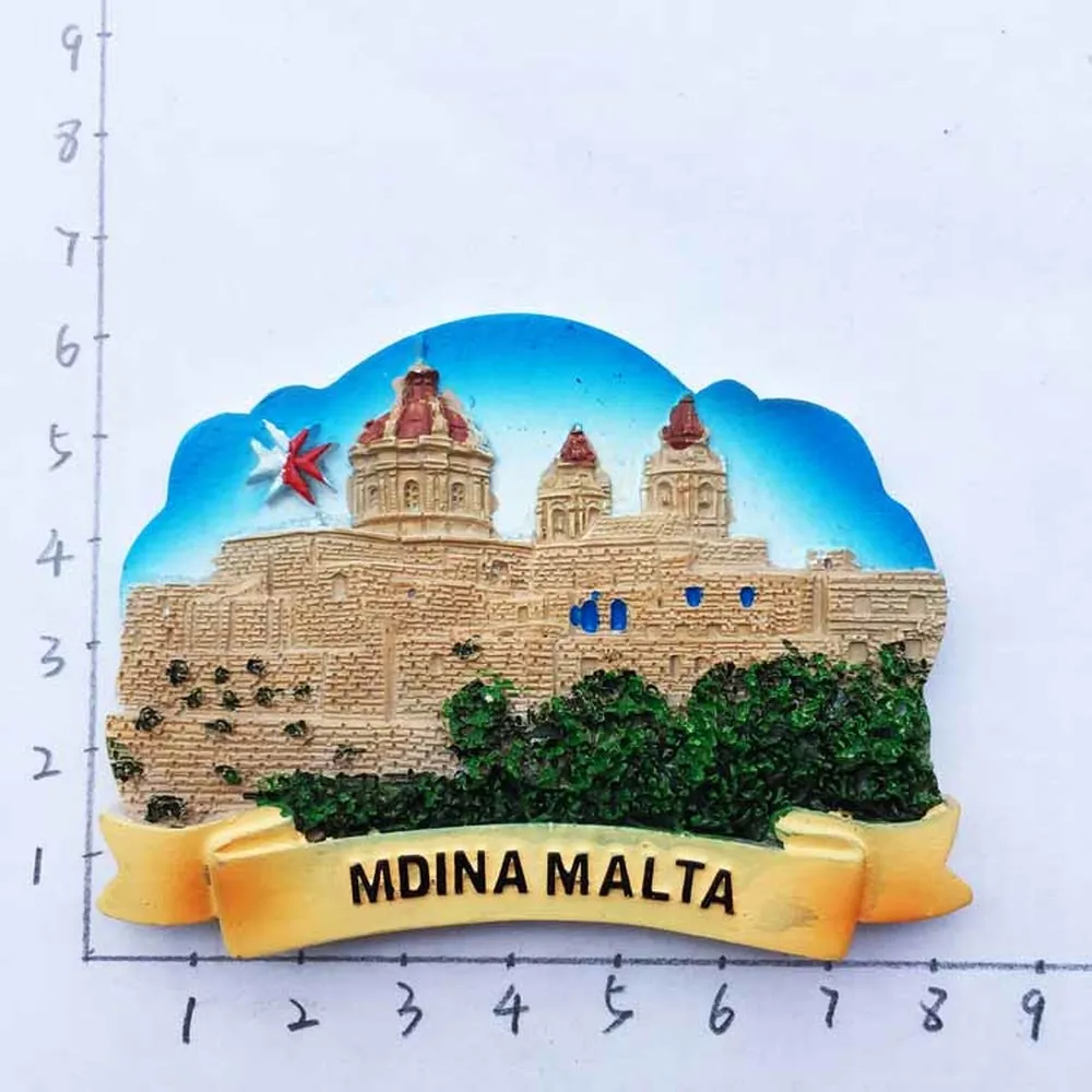 Travel in Malta Fridge Magents Tourst Souvenirs Refrigerator Magnetic Stickers Home Decorations