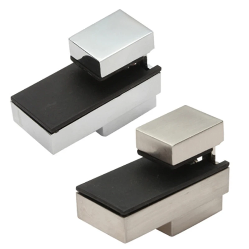 

Adjustable Glass board stairs style Glass Clamps Satin/Glossy finished Zinc Alloy Shelves Support Bracket Clips