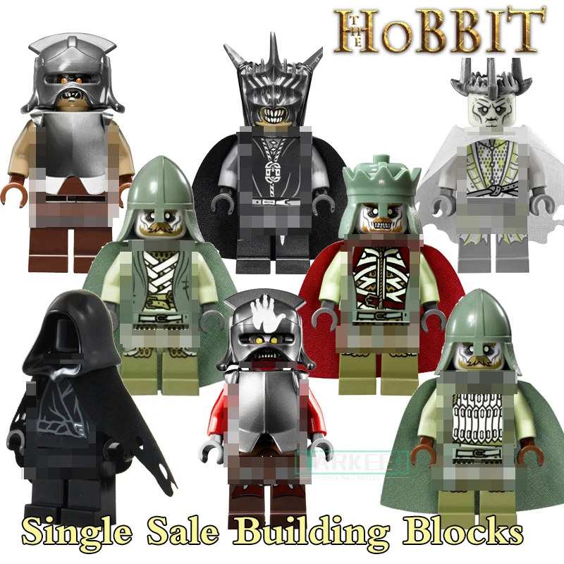 The Hobbit Lord of the Rings diy figures Uruk Hai RingWraith King of the Dead Mordor Orc Building Blocks Kids DIY Toys Hobbies the lord of the rings the hobbit the concert berlin