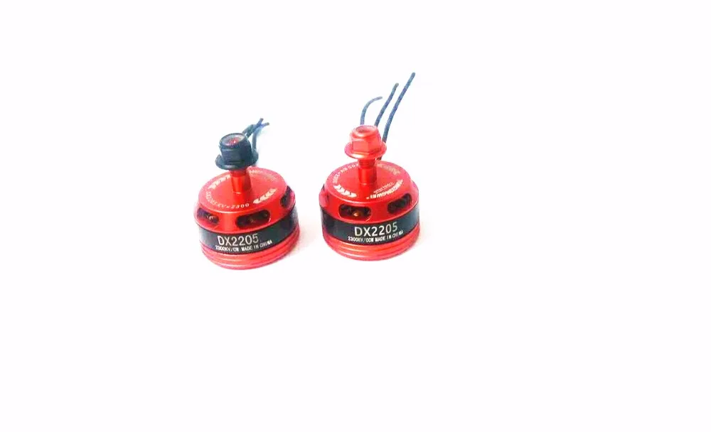 

New Arrival 4pcs //lot 2205 BR2205 2300KV 2-4S Brushless Motor 2 CW & 2 CCW For QAV250 ZMR250 260 Multirotor