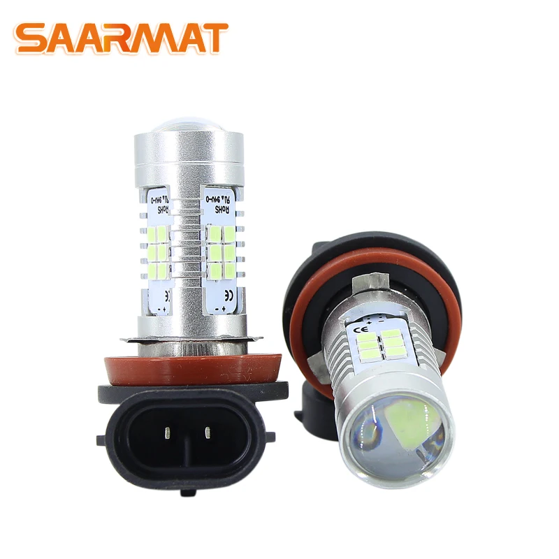 4Pcs LED Can Bus No error H11 H8 + H11 decoders No Flashing for Car Fog