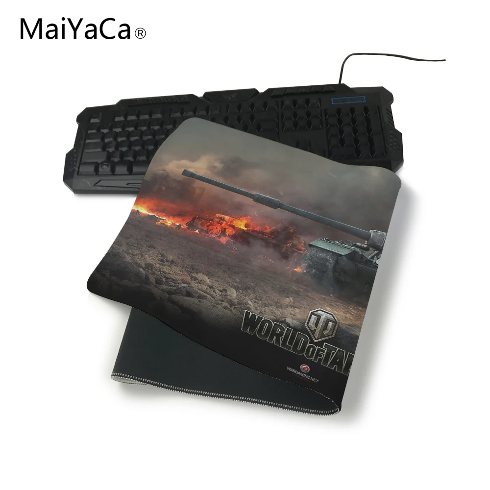 MaiYaCa коврик для мыши для ноутбука, Прямая поставка, дизайн World of Tanks, большой игровой ПК, Противоскользящий коврик для мыши, размер 400x900x2 мм