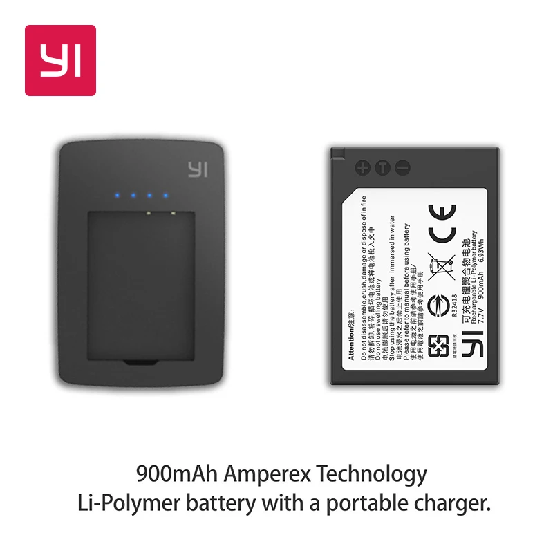 YI M1 Mirrorless Digital Camera Battery and Battery Charger(Cable Excluded)-in Camera Charger